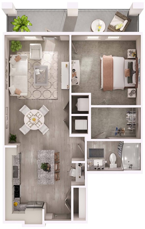 A6 Floor Plan at Livano Pflugerville, Texas